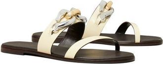 Tory Burch Jessa Two Band Slide Sandal in Soft Custard at Nordstrom, Size 10.5