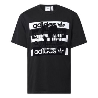 adidas originals Msg Ss Tee Logo Short Sleeve Black FM2253