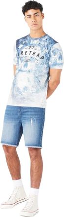 Firetrap Herenschedel T-Shirt (Marine)