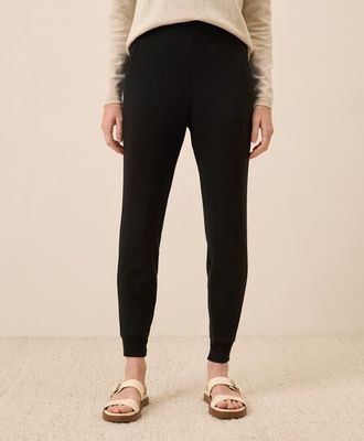 Pact Everyday Organic Cotton Airplane Joggers in Black at Nordstrom, Size Xx-Large