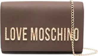 Love Moschino Borsa a tracolla con logo - Marrone
