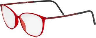 Silhouette 1590 Brillen - Dames - Brillen - Rood - 54 MM - Accessoires