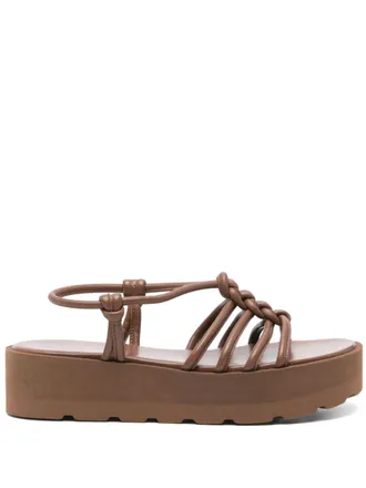 Gianvito Rossi Womens Sandals Leather Brown