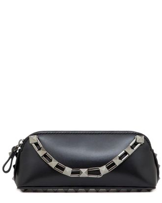 Valentino Mini Rockstud Leather Clutch