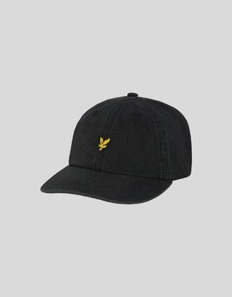 Lyle & Scott Lyle And Scott Mens Washed Cap - Black - Size: 1SZ