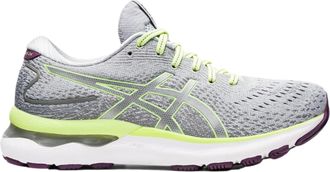 Asics Gel-Nimbus 24 Piedmont Grey / Lime Green 1012B201-020 Womens