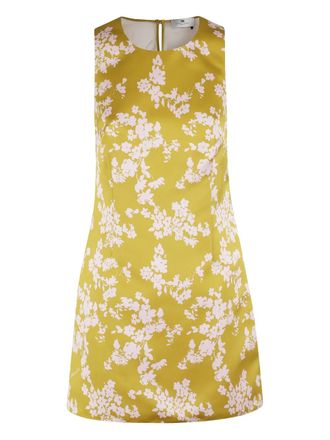 Elisabetta Franchi floral-print minidress - Yellow