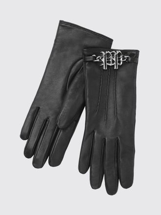 Philipp Plein Gloves Woman color Black