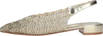 Notre-V Schoenen, Dames, Geel, 37 EU, Pointed Toe Slingbacks