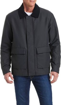 Vince Camuto Waxed Barn Jacket in Black at Nordstrom, Size Xx-Large