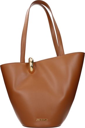 Jacquemus Schoudertassen Le Bambola Dames Leer Bruin/Lichtbruin