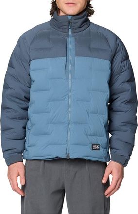 Mountain Hardwear Stretchdown Big Baffle 700 Fill Power Down Jacket in Adriatic Blue/Moon Blue at Nordstrom, Size Xx-Large