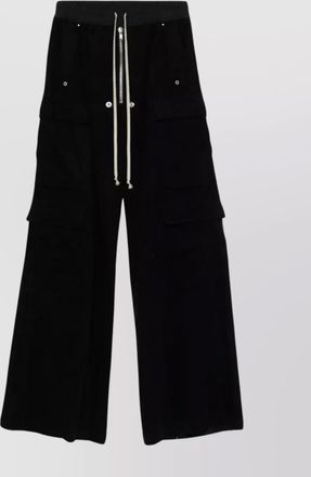Rick Owens cargo trousers with drawstring and pockets