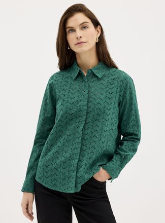 Contemporaine Womens Broderie anglaise shirt