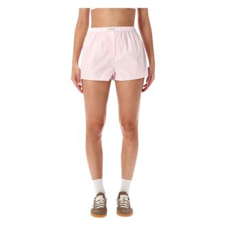 Sporty & Rich Popeline Short - Dames - Korte Broeken - Roze - M - Korte Broeken
