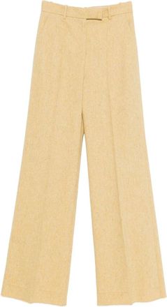 Valentino Garavani belt-loop trousers - Yellow