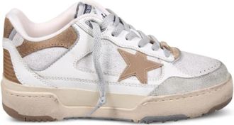 Golden Goose White Lace Up Sneakers
