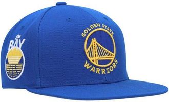Mitchell & Ness Mens Mitchell & Ness Royal Golden State Warriors Side Core 2.0 Snapback Hat at Nordstrom