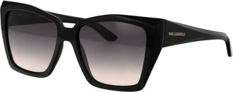 Karl Lagerfeld Zonnebrillen - Dames - Zonnebrillen - Zwart - 55 MM - Accessoires