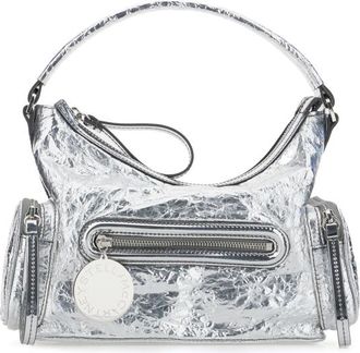 Stella McCartney Stella Mccartney Silver Polyester Small Dartmoor Handbag