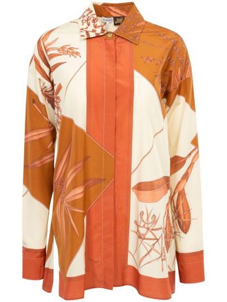 Loewe Camicia con stampa - Arancione