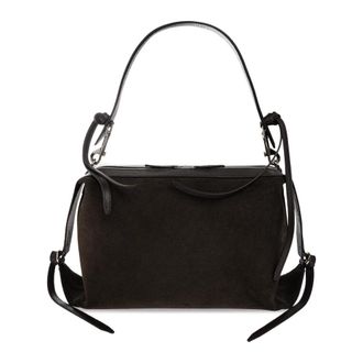 Yuzefi Bento Leren Tas - Dames - Schoudertassen - Bruin - ONE Size - Leer - Tassen