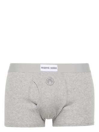 Marine Serre Boxershorts met borduurwerk - Grijs