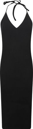 Jil Sander Knee-Length Ribbed Knit Dress
