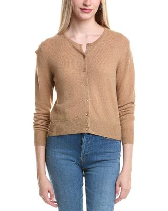 Fort&eacute; Cashmere Cropped Cashmere Sweater