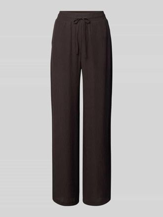 OPUS Stoffhose mit elastischem Bund Modell Marou in Schoko, Gr&ouml;&szlig;e 34