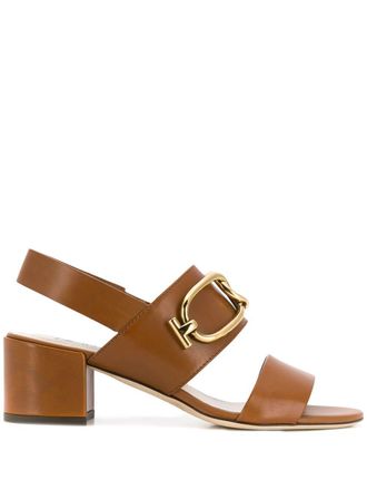 Tod's Sandali a punta aperta - Marrone