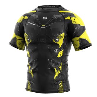 OEM Rashguard Da Uomo A Maniche Corte Iron Force S Lime