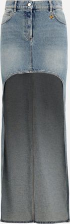 Courr&egrave;ges Gonna a ruota in denim Woman 26