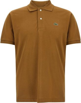 Lacoste Tops, Heren, Bruin, 2Xl, Katoen, L.12.12 Piqué Polo