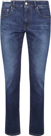 Pantaloni Torino Swing Straight-Fit Stretch Cotton Jeans