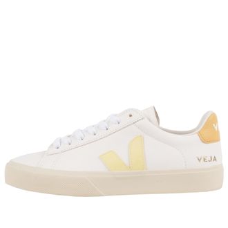 Veja Veja Campo Chromefree Lace-Up Sneakers White Yellow Oragne CP0503140