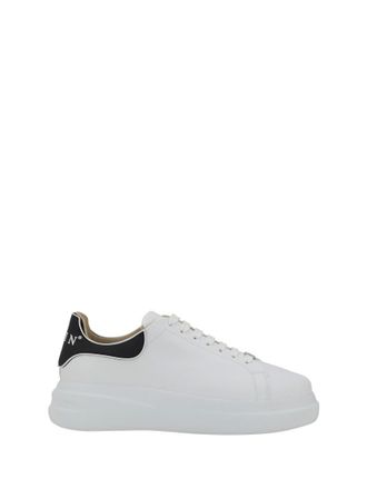 Philipp Plein White Leather Sneakers