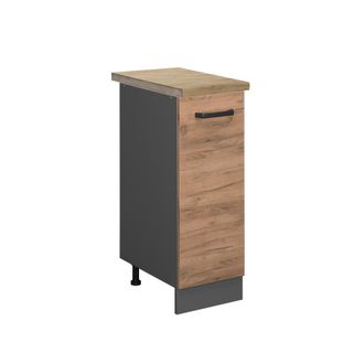 Vicco Armario De Farmacia R-line, Roble Dorado, 30 Cm, Et Roble