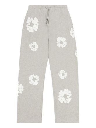 Denim Tears wreath-print track pants - Grey