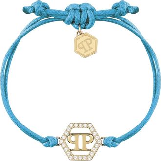 Philipp Plein Bracelet - Dames - Armbanden - Blauw - ONE Size - Polyester - Accessoires