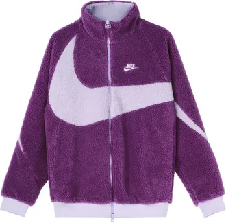 Nike Big Swoosh Reversible Boa Jacket (Asia Sizing) Purple BQ6546-570