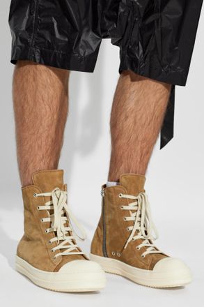 Rick Owens Ankle-high Sports Shoes Sneaks, Mens, Brown