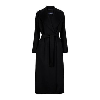 Max Mara Dames, Mantels, Zwart, Maat: 2XS Zijde