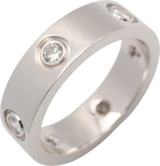 Cartier White Gold White Gold (18K) Band Ring (Pre-Owned)