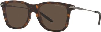 Michael Kors Womens MK2155 55 300173 Reno Sunglasses - Brown - One Size