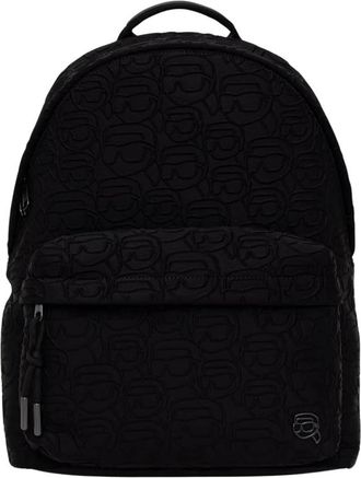 Karl Lagerfeld Ikon Rugzak - Heren - Rugzakken - Zwart - ONE Size - Polyester - Tassen