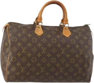 Louis Vuitton Pre-owned Handbags, female, Brown, Size: ONE SIZE Pre-owned Canvas Handbag