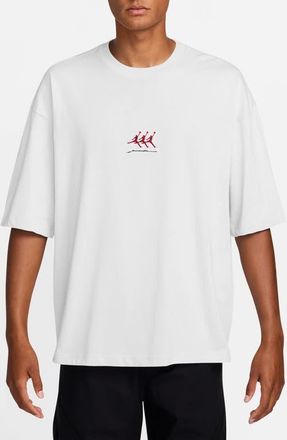 Nike Jordan MJ Flight Oversize Short Sleeve Graphic T-Shirt in White at Nordstrom, Size Xx-Large