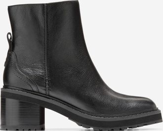 Cole Haan Womens Gillian Waterproof Lug Boots - Black Size 7.5