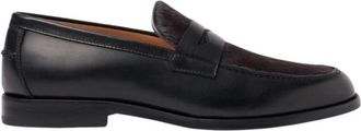 Scarosso Aaron Black Pony - Heren - Loafers - Zwart - 46 EU - Leer - Schoenen